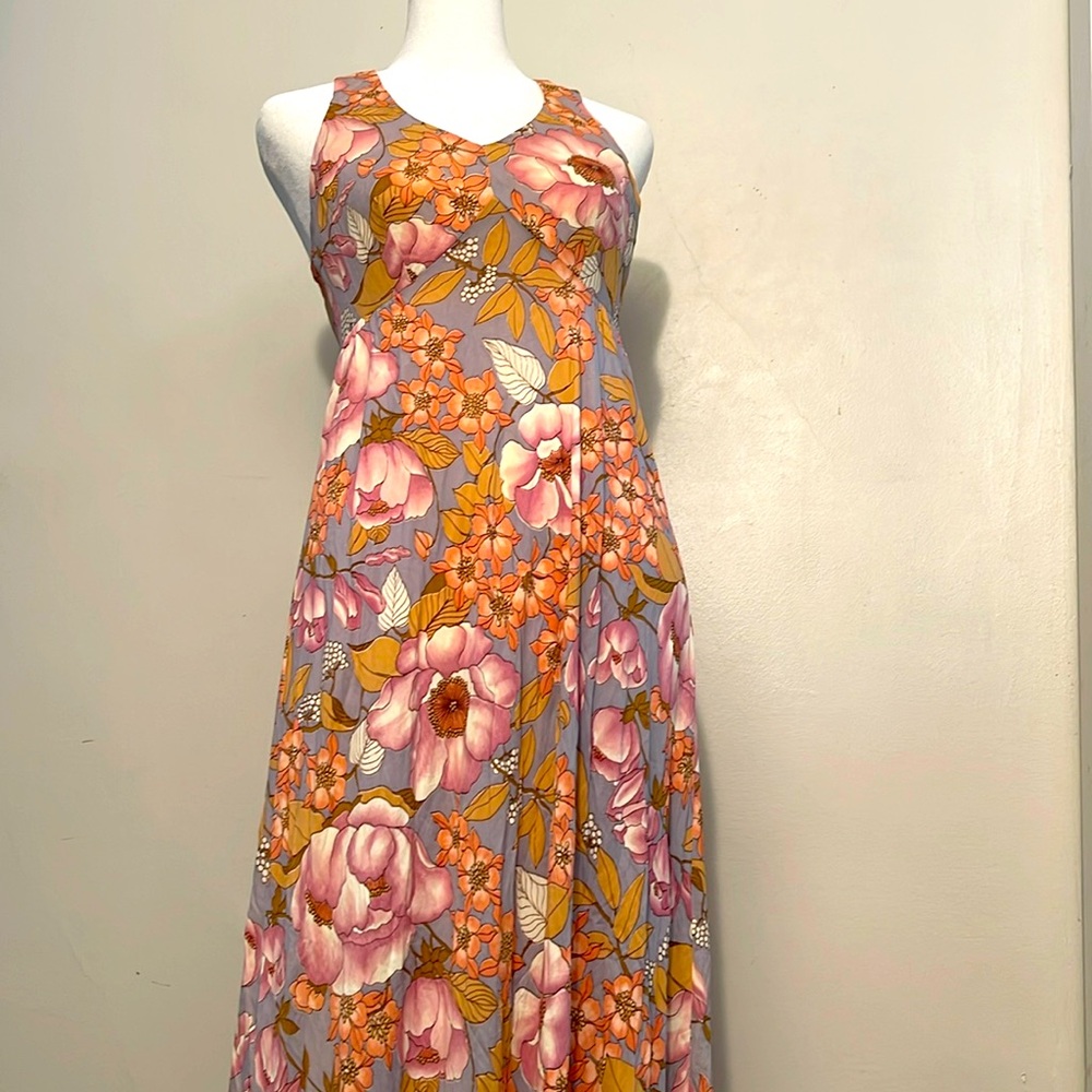 Handmade vintage OOPS California full lenth vintage sundress 24-139